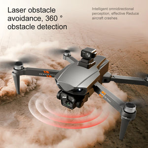 Dual Camera 360° Laser Obstacle Avoidance RC Quadcopter Drone Toy