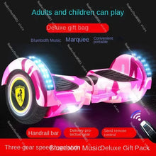 Load image into Gallery viewer, Two Wheel Electric Scooter Pedal Stable Children Student Adult Electric Balance Hoverboard with LED  Kids Scooter
