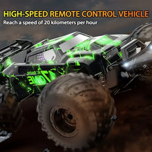 Load image into Gallery viewer, High-speed remote-controlled car, 1:18 scale remote-controlled monster off-road vehicle, durable body suitable for various terra

