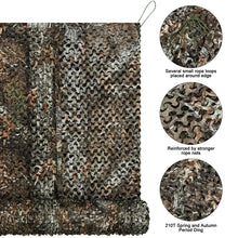Load image into Gallery viewer, Vilead Maple US Green Camo Camouflage Net Garden Decoration  Hiding Reinforced Hunting Awning Fence Car Cover Camo Mesh

