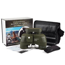 Load image into Gallery viewer, 10X50 Military Binoculars Compass Ranging Azimuth Waterproof Outdoor Camping Hunting Low Light Level Night Vision Telescope
