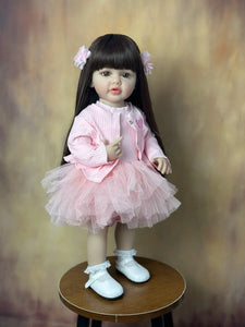 Baby Lifelike Girl Doll Full Soft Silicone Body Princess