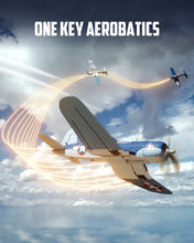 Load image into Gallery viewer, Volantexrc Brushless 500mm F4U Corsair RC Planes for Adults,Upgraded 4-CH RTF RC Plane,One-Key Aerobatic,Ideal for Outdoors Gift
