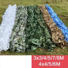 Load image into Gallery viewer, 1.5x3/4/5m  2x10m Hunting Camouflage Nets Woodland training Camo netting Car Covers Tent Shade Camping Sun Shelter
