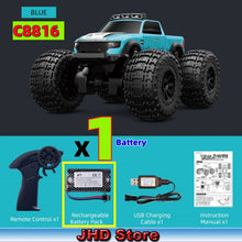 Load image into Gallery viewer, JHD For 2025 New JJRC C8816 Amphibious RC Car 4WD Off-Road Climbing Monster Truck with LED Light 4-wheeled Bigfoot Buggy C8816
