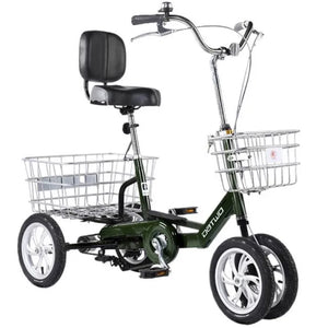 New Elderly Pedal Human Tricycle Elderly Pedal Small Adult Cargo Four-wheel Bicycle