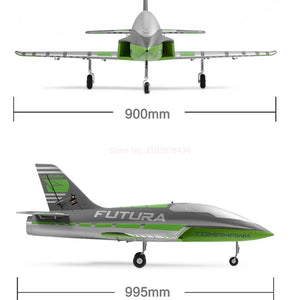 FMS RC Airplane 64mm Futura Tomahawk with Flaps Sport Trainer