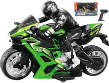 Load image into Gallery viewer, High Speed Remote Control RC Stunt Motorbike 360 degree Rotation drift Car 60mins Drive Racing Motorbike RC Motorcycle Toy model
