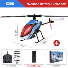 Load image into Gallery viewer, WLtoys XKS RC Helicopters K127 6-Aixs Gyroscope 2.4G 4CH Single Blade Propellor Gyro Mini RC Helicotper for Kid Gift RC Toy V911
