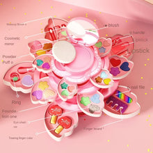 Load image into Gallery viewer, Children&#39;s Makeup Box Rotating Opening Cosmetics Toys
