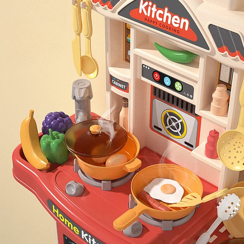 Children Play House Toy Simulation Kitchen Table with Sound Kids ...