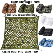 Load image into Gallery viewer, Camouflage Nets White Blue Beige Desert for Hunting Hiding Mesh Outdoor Awning Garden Shading Gazebo
