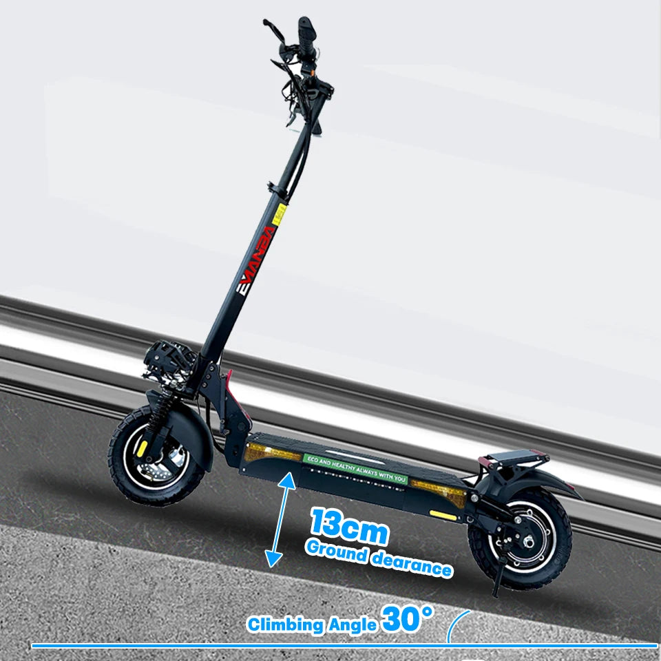 Trottinette Électrique L12 MAX 800W – 50km Autonomie – NFC – Pneus 10" Off-Road (Neuf)