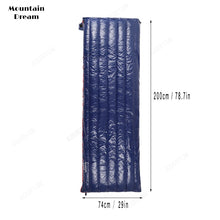 Load image into Gallery viewer, Camping Sleeping Bag 90% Goose Down Adult 200*73cm Envelope Type Ultralight Portable Sliping Down Sleeping Bag 3 Season Warm
