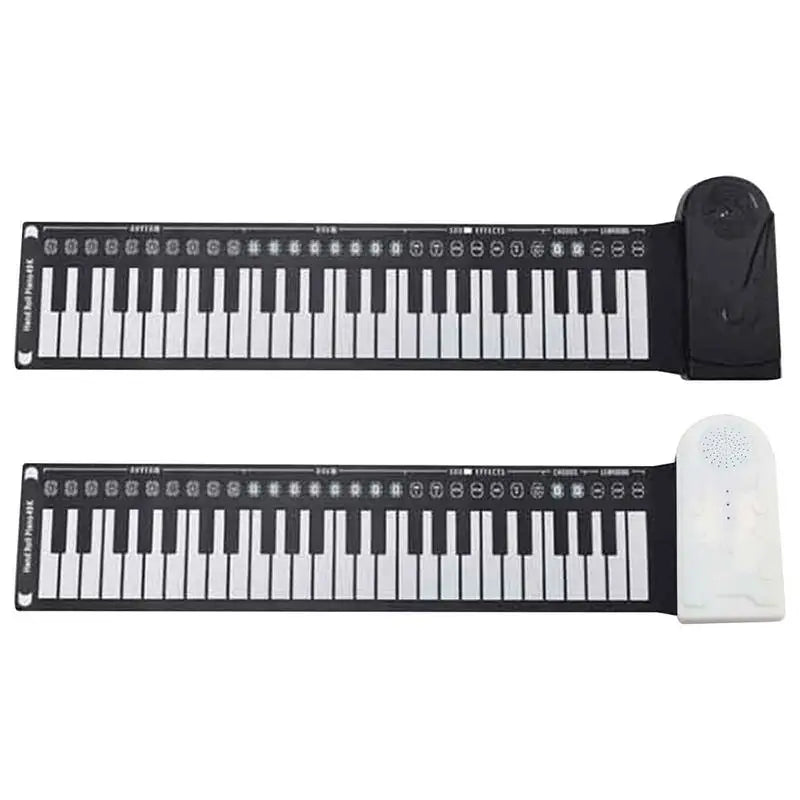 Moving Keyboard Instrument Flexible Roll Up Piano Keyboard Educational Electronic Digital Music P ...