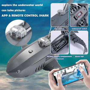 Rc Submarine With 480p Camera Underwater Boat Toy