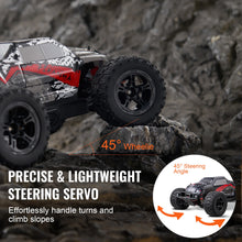 Load image into Gallery viewer, SucceBuy 1:10 38KM/H 4WD RC Car All Terrain Off-Road with 2 Batteries Drift Monster Truck Children Toys for Kids Christmas Gifts
