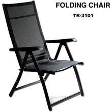 Load image into Gallery viewer, Heavy Duty Durable Adjustable Reclining Folding Chair Outdoor Indoor Garden Pool (1)

