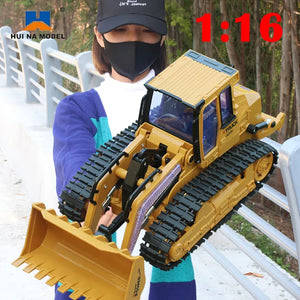 1:16 Rc Bulldozer Dump Trucks Excavator Toy for Kids Children