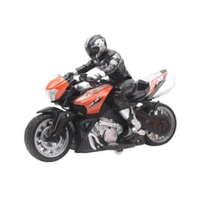 Load image into Gallery viewer, High Speed Remote Control RC Stunt Motorbike 360 degree Rotation drift Car 60mins Drive Racing Motorbike RC Motorcycle Toy model
