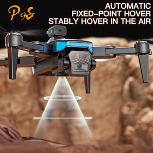 New P9S Drone 8K HD Dual Camera Brushless Motor Obstacle Avoidance