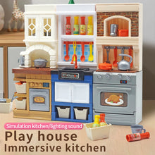 Load image into Gallery viewer, Kitchenware Lighting and Sounds Cooking Game Set Children Fun
