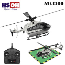 Load image into Gallery viewer, Wltoys K160 Rc Helicopter 2.4G 4 Channel 6-Axis Gyro Brushless Motor Remote Control Airplane EC-145 Simulation Aircraft Toys
