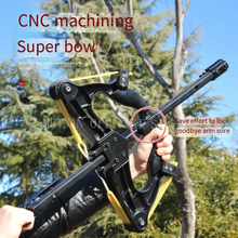 Load image into Gallery viewer, 60LBS Slingshot Laser All-metal Powershot Hunting Steel Ball Slingshot Composite Bow Steel Mini Infrared Compound Bow Set

