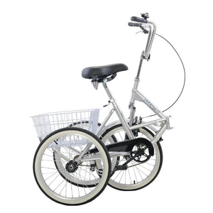 2024 New Adult Unisex Folding Tricycle, 20 or 24 Inch Wheels ，Minimal Assembly Required