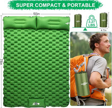 Load image into Gallery viewer, Sleeping Pad, Ultralight Inflatable Sleeping Pad for Camping, Built-in Pump, Ultimate for Camping, Hiking - Airpad, Carry
