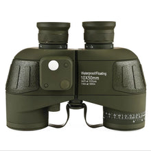 Load image into Gallery viewer, 10X50 Military Binoculars Compass Ranging Azimuth Waterproof Outdoor Camping Hunting Low Light Level Night Vision Telescope
