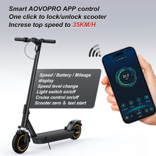 Load image into Gallery viewer, AOVOPRO New ESMAX Electric Scooter 500W 40km/h Adult APP Smart Scooter Shock-absorbing Anti-skid Folding Electric Scooter
