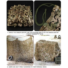 Load image into Gallery viewer, Camouflage Net Outdoor Hunting Wargame Tactical Blind Camo Nets Anti Ultraviolet Detection Cover Garden Sun Shelter
