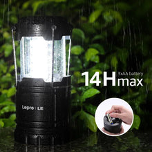 Load image into Gallery viewer, LED Collapsible Camping Lantern 4-Packs, Super, Battery Powered Camping Light, IPX4 Resistant, Portable Emergency
