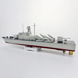 RC Missile Boat Model D-42 Wooden Kit Electric Self-propelled Model