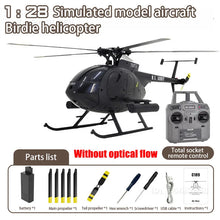 Load image into Gallery viewer, C189 1/28 RC Helicopter 6CH 6-axis Gyro Remote Control Model One-click Takeoff/landing 2.4G Transmitter Aircraft Kid Adult Toy
