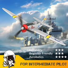Load image into Gallery viewer, VOLANTEXRC RC Plane,RTF 4CH  P-47 Thunderbolt RC Airplane, X-Pilot Stabilization System,One Key Aerobatic, Suitable for outdoors

