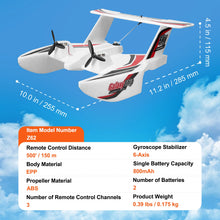 Load image into Gallery viewer, SucceBuy EPP Foam RC Plane 2.4G 3CH  Radio Control Aircraft Sea And Air RC Glider Water Land Flying Airplane Toys Gift For Boys
