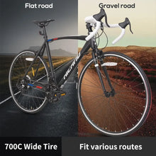 Load image into Gallery viewer, Road Bike,14 Speeds Sport Bike, Light Weight Aluminum Frame, 700C Racing Bike for Men Women Adult Bicycle
