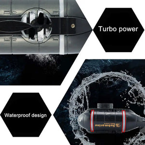 Remote Control Submarine with Led Simulation Model Radio-Controlled Nuclear