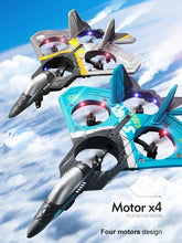 Load image into Gallery viewer, 2.4G 6CH Remote Control V17 Fighter Hobby Plane Glider Airplane
