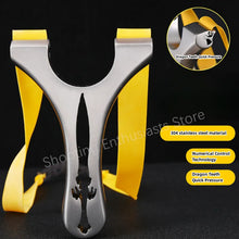 Load image into Gallery viewer, Stainless Steel Slingshot Powerful Hunting Slingshot Sword Shaped Outdoor Sports Self-defense Slingshot Crossbow

