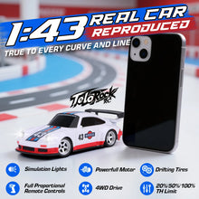 Load image into Gallery viewer, 1/43 Scale 4WD Edition Mini RC Drift Car, RTR with Full Proportional Steering &amp; Throttle, 2.4GHz Remote Control
