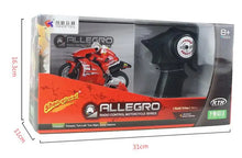 Load image into Gallery viewer, RC1:32 high-speed motor simulation shock absorber Race motorcycle charging 2.4Ghz Parent-child interactive boy's holiday toy
