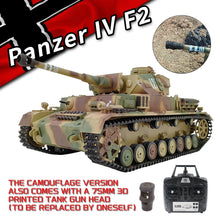 Load image into Gallery viewer, Customize RC Tank Shooting BB Smoke 1/16 Scale German Panzer
