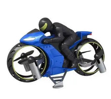 Load image into Gallery viewer, Remote Control Children's motorcycle toys Stunt Motorcycle Drone Land And Air Dual Mode RC Motorcycle Quadcopter Rechargeable
