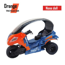 Load image into Gallery viewer, 2.4GHz RC Stunt Spray Three-wheeled Motorcycle Remote Control 5CH Colorful Lighting Electric Car Model Kids Toys Boys Gifts
