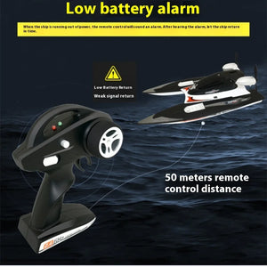 2.4g Rc Boat Sailboat Model Rechargeable  Off-water Protection