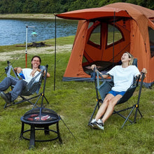 Load image into Gallery viewer, Hammock Camping Chair with Adjustable Backrest, Heavy Duty Folding Hammock Chair Supports 300lbs, Portable Hammock
