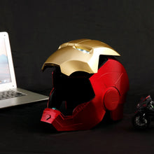 Load image into Gallery viewer, Iron Man Helmet Cosplay 1:1 Light Led Ironman Mask Pvc Action Figure
